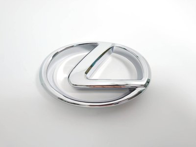 現貨熱銷-易車汽配 Lexus RX330 RX350 03~08 水箱罩 鍍鉻銀 標誌 車標 字貼 logo 132*