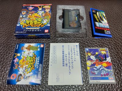 Wonderswan WS 日版卡帶 ~ 數碼寶貝 Digimon Adventure 藍版 (編號99) 附特典卡片