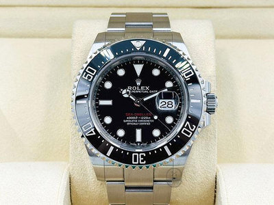 【鐘點站名錶】 2020年 保單 Rolex 勞力士 126600   單紅海使