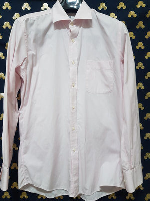 (M755) uniqlo 襯衫  淺粉色  L