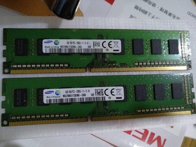 二手良品 三星 DDR3-1600/4G/雙通道 記憶體 單面顆粒 單片