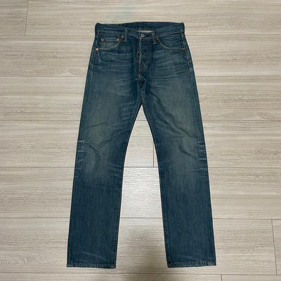 Levi's levis 00501-1492 W30 L34 深藍小刷色直筒牛仔褲 00501 514