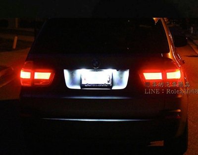 BMW 專用 牌照燈 E53 X5 E83 X3牌照燈總成 車牌燈 超白光 led