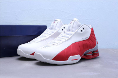 Nike Shox BB4 Varsity Red 白紅銀 運動籃球鞋 男鞋 AT7843-101【ADIDAS x NIKE】