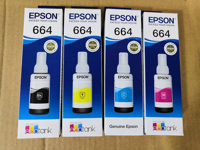 原廠盒裝公司貨 EPSON T664  T664250  L121 L360 L365 L350 L120 L565 L455 藍色墨水