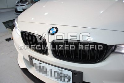 威德汽車精品 BMW 寶馬 F32 F33 F36 420i 428i 435i M4 樣式 水箱罩 消光黑 亮黑