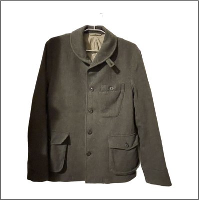 Takeo Kikuchi 合身版型 鐵灰色 紳士西服外套 短大衣