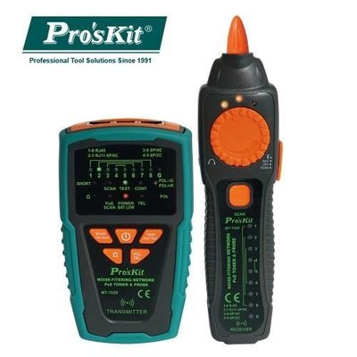 ProsKit寶工 MT-7029 抗干擾型音頻網路PoE查線器
