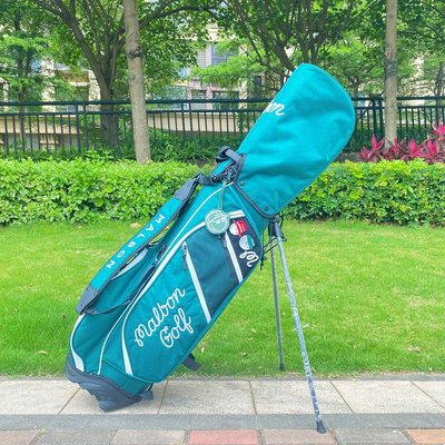 【現貨】新品Malbon高爾夫球包男女韓國輕便球袋PU支架包漁夫帽單肩簡易
