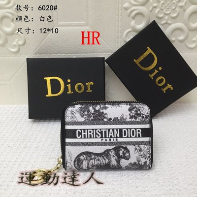 『運動達人』Dior 迪奧 女士皮夾 手拿包 零錢包 卡包 名片夾 時尚百搭 簡約大方 休閒潮流BB1036