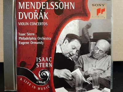 Stern,Ormandy,Mendelssohn &amp; Dvorak-V.c,史坦小提琴，奧曼第指揮愛樂管弦，演繹孟德爾頌&amp;德弗扎克-小提琴協奏曲