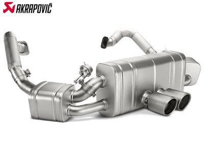【樂駒】Akrapovic PORSCHE BOXSTER SPYDER 981 排氣管 尾飾管 鈦合金 消音器