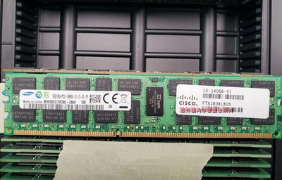 思科16GB UCS-MR-1X162RZ-A 伺服器記憶體 16G 1866 PC3-14900R ECC