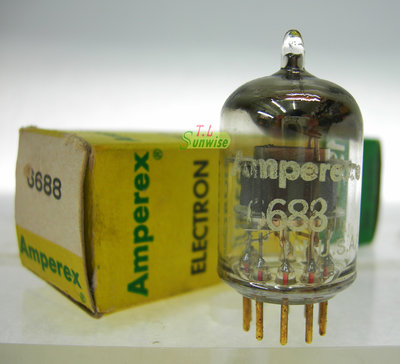 中國 6J9 升級管︽NO:6947 美國 Amperex 6688 SQ等級 (NIB長壽命 真空管( E180F )