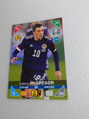 EURO 2020 - KICK-OFF 2021蘇格蘭足球明星CALLUM MCGREGOR少見一張~15元起標