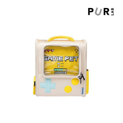 PurLab 遊戲機寵物外出包 兩色 貓用 貓狗通用 外出包 遊戲造型 透氣背包 背包 寵物背包
