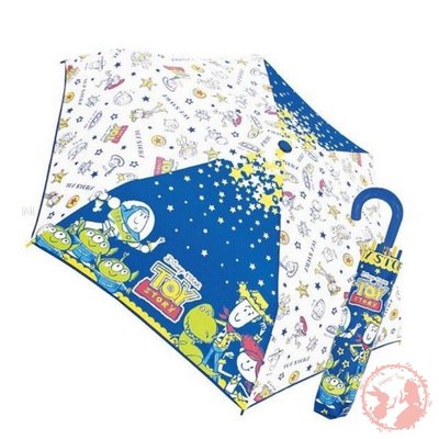 日本卡通防風傘骨折疊傘53cm（玩具總動員）雨傘 雨具 折疊傘 隨身傘
