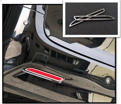 圓夢工廠 Toyota 阿法 Alphard 2021 2022~on 鍍鉻銀 後保桿 反光片框 後霧燈框 後下巴飾框