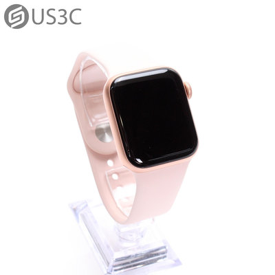 【US3C-台南店】【一元起標】Apple Watch 5 40mm GPS 金色 鋁金屬邊框 第2代光學心率感測器 環境光度感測器 二手智慧穿戴裝置
