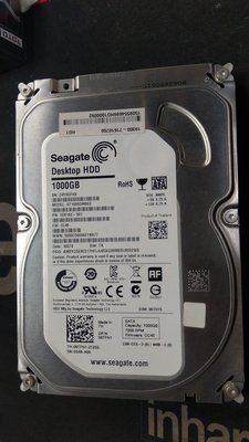 [羊咩咩3C] 二手品 Seagate ST1000DM003 3.5吋1TB SATA3桌上型硬碟