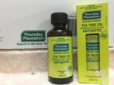 澳洲 Thursday Plantation 星期四農莊100%純 茶樹精油100ml