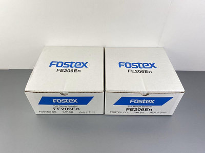 FOSTEX日本全新  FE206EN  8寸全頻喇叭太多喇49527