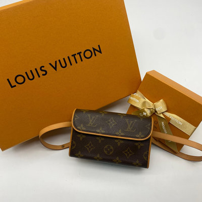 【哈極品】美品《Louis Vuitton LV老花字紋 櫃姐包/腰包/手拿包/斜背包/信封包》