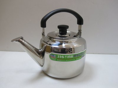 米雅可 典雅316不銹鋼笛音壺(5L) 一體成型開水壺/煮水壺/泡茶壺/燒水壺/台灣製