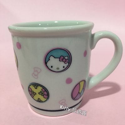 [Kitty 旅遊趣] 日本製 Hello Kitty 九谷燒 馬克杯 陶瓷杯 禮物 傳統工藝製作值得收藏 送禮