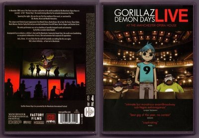 音樂居士新店#街頭霸王 Gorillaz - Demon Days Live () DVD