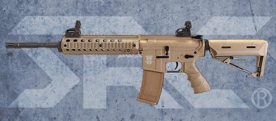 【WKT】SRC SR4 ST-DELTA L 沙色 進化運動版電動槍，電槍，BB槍，長槍-GE-1603-DT