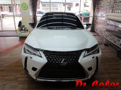 Dr. Color 玩色專業汽車包膜 Lexus UX250h 全車包膜細紋自體修復透明犀牛皮 (SunTek)