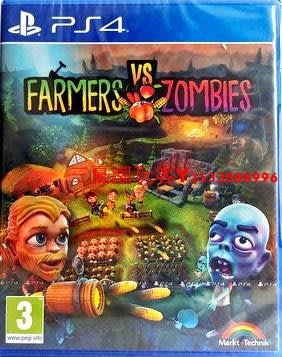 全新正版原裝PS4游戲 農夫大戰僵尸 Farmers VS Zombies 歐版中文『三夏潮玩客』