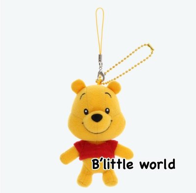 *B' Little World * [現貨]東京迪士尼園區限定/小熊維尼大頭吊飾/pooh/東京連線