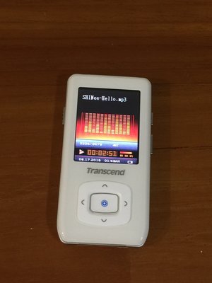 創見T.sonic 850 MP4 MP3  數位隨身聽 錄音筆-4G 天使白 (MP850)