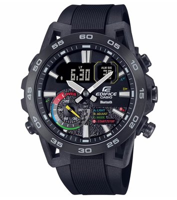 CASIO 卡西歐 EDIFICE 藍牙連線 賽車運動計時腕錶 / ECB-40MP-1A /48mm