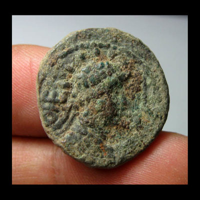 古玩錢幣收藏（可議價）貴霜銅幣R0380S8*無名王*索特美加斯*公元1世紀(21mm8.3g)