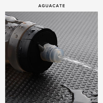 AGUACATE 騎行軟水杯跑步運動水壺馬拉松單車水壺按壓式水杯500ML