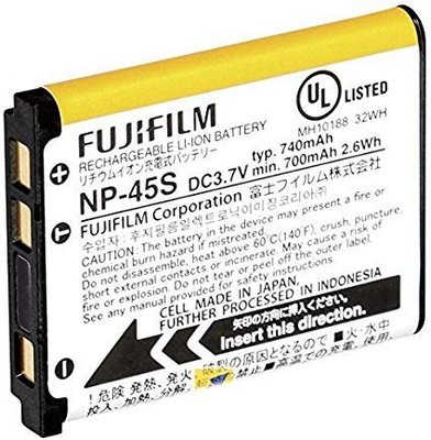 FUJIFILM NP-45s = NP-45a 密封包裝 富士 數位相機 原電 NP-45 = 0837 原廠鋰電池