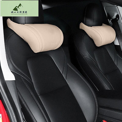 Edb 用於 -Tesla Model 3 Y X S 的座椅汽車小工具的汽車頸枕頭枕支架