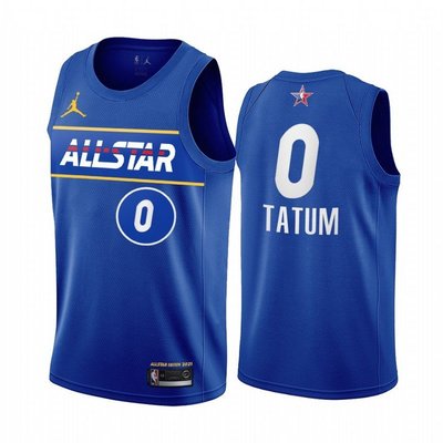 傑森·塔圖姆(Jayson Tatum)NBA 2021全明星賽球衣 熱轉印款式 0號 藍色