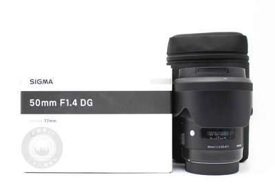 【高雄青蘋果3C】SIGMA 50MM F1.4 DG HSM ART版 FOR CANON 二手鏡頭#88026