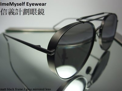 信義計劃 眼鏡 渡邊徹 WT009 太陽 純鈦金屬框 水銀鍍膜鏡片 雙槓 可配 抗藍光 全視線 sunglasses