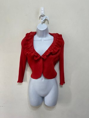「 二手衣 」 女版長袖折衣（橘紅）41