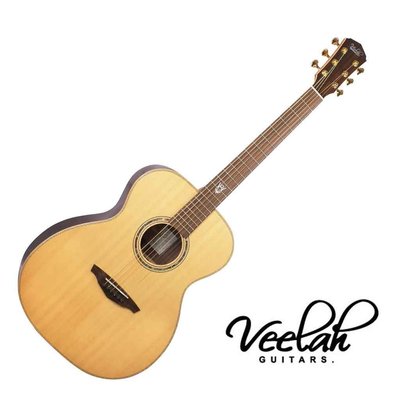 全新款 Veelah V8 OM 40吋 全單 民謠吉他 - 【他，在旅行】