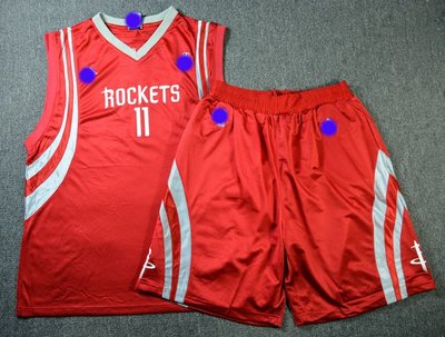 美國NBA 籃球運動背心 火箭隊 11號 球衣  YAO  姚明  青年版 XL 套裝  絕版美品 正版