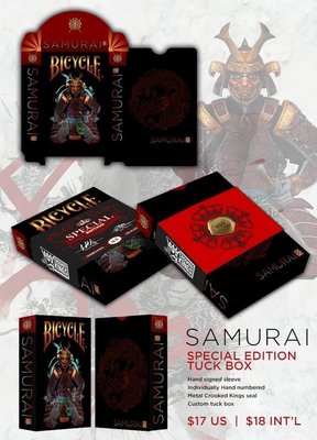 SE samurai deck playing card