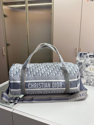 小Z代購#Dior 迪奧旅行袋手提包大容量單肩斜挎包短期旅行衣物包時尚達人必備單品26*17*22cm