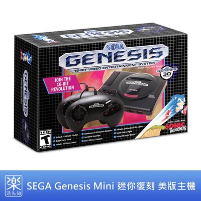 【樂活先知】《代購》美國 SEGA Genesis Mini 迷你復刻 美版主機 Mega Drive Mini