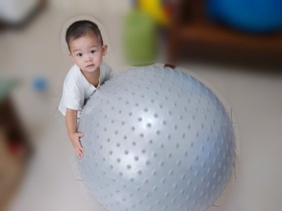75cm顆粒按摩100%防爆球~不爆裂安全球 ~韻律球 抗力球 瑜珈球 按摩球